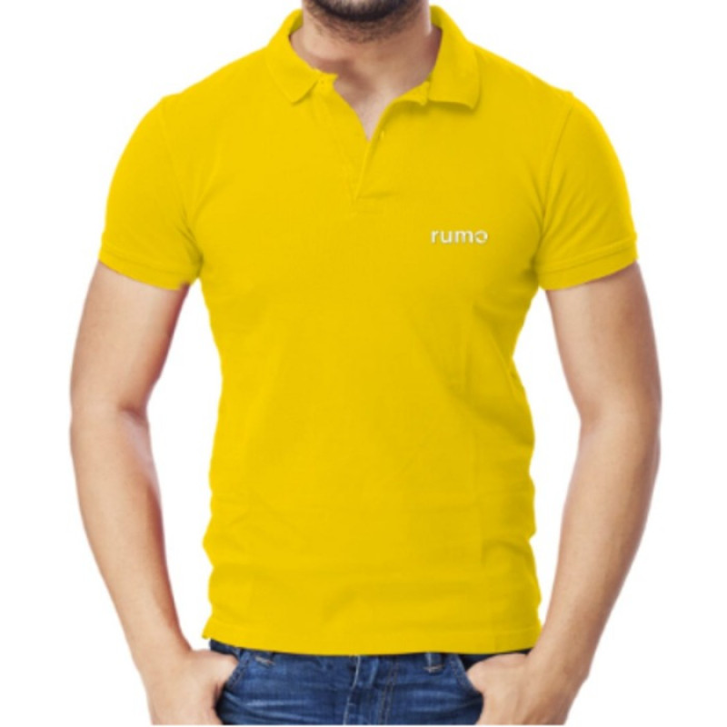 Camisa Polo Amarela 