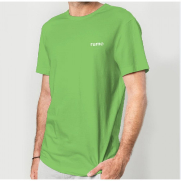 Camiseta Gola Careca  Verde Claro 