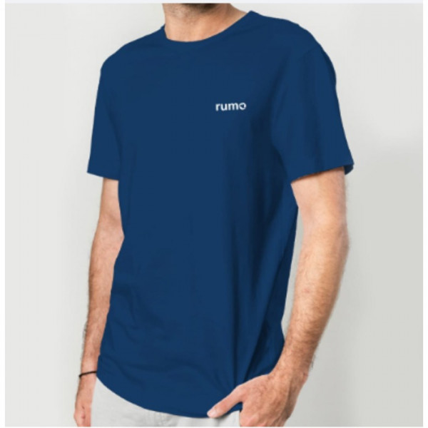 Camiseta Gola Careca  Azul Marinho 
