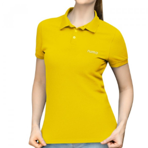 Camisa Polo Cor Amarela 