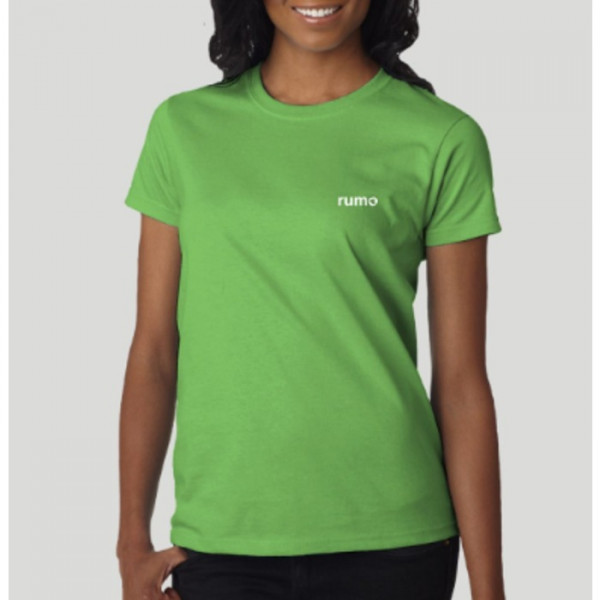 Camiseta Gola Careca Cor Verde Claro 