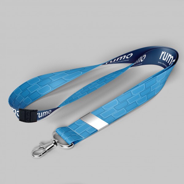 Cordão crachá azul