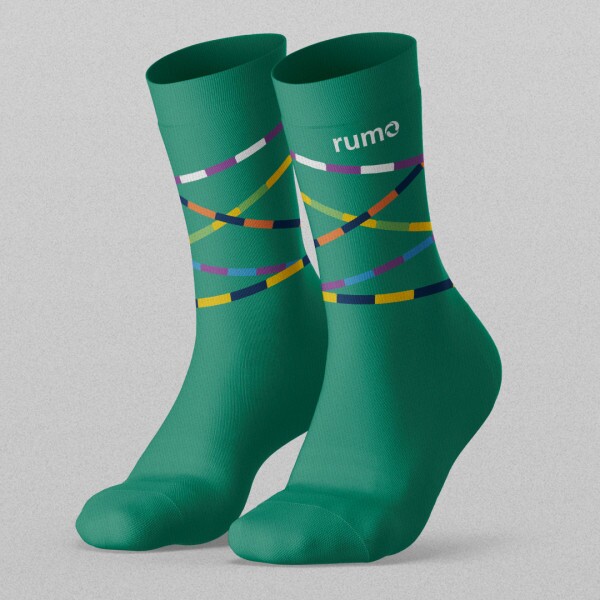 Meia Rumo verde