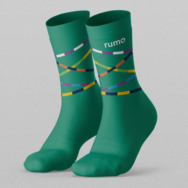 Meia Rumo verde