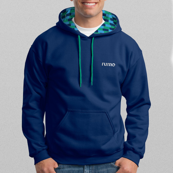 Moletom Vagões - Capuz Azul Marinho G Series