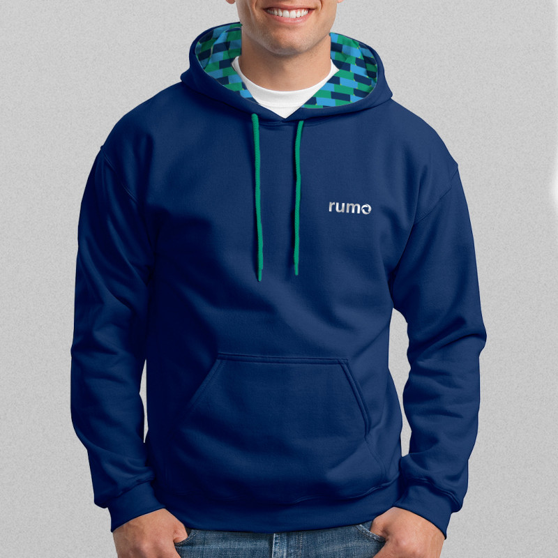 Moletom Vagões - Capuz Azul Marinho G Series Moletom Vagões - Capuz Azul Marinho G Series