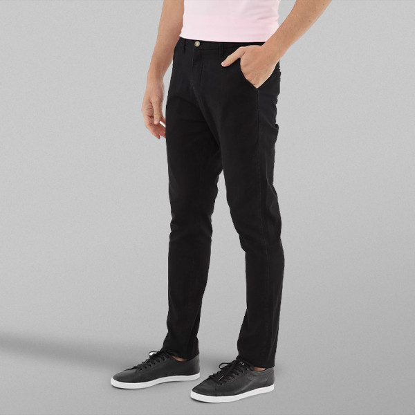 Calça Sarja Chino Preta 