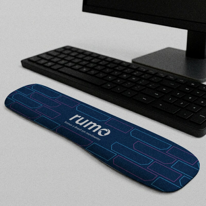 Apoio de pulso para teclado Azul